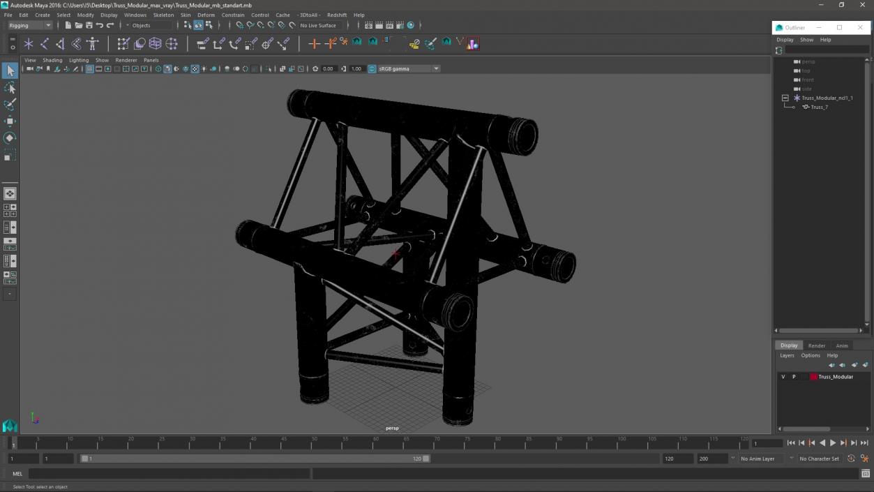 3D Truss Modular model