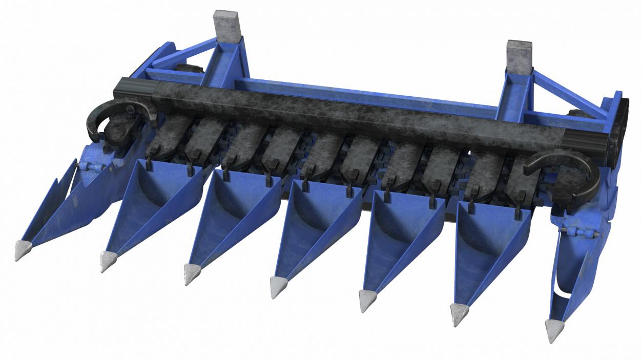 3D Corn Header 6 Rows Used model