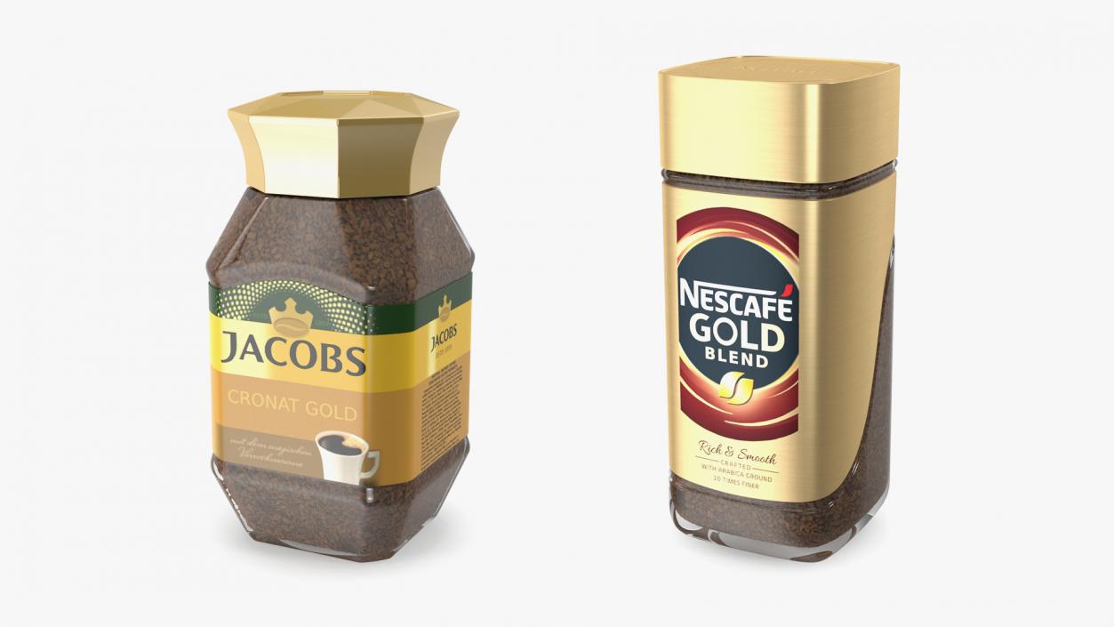 Coffee Jars Collection 3D