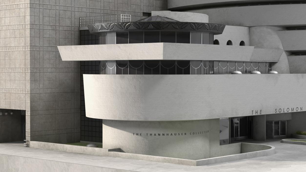 3D model Solomon Guggenheim Museum