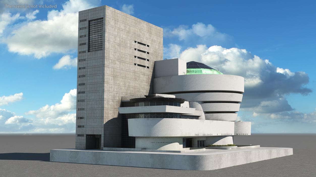 3D model Solomon Guggenheim Museum