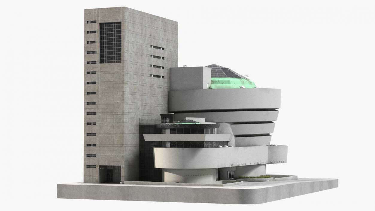 3D model Solomon Guggenheim Museum