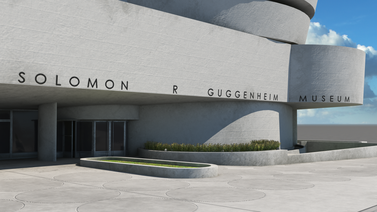 3D model Solomon Guggenheim Museum