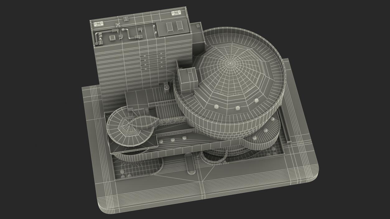 3D model Solomon Guggenheim Museum