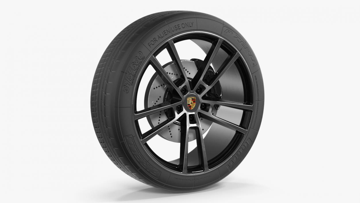 3D Porsche Cayenne Wheel 2 model