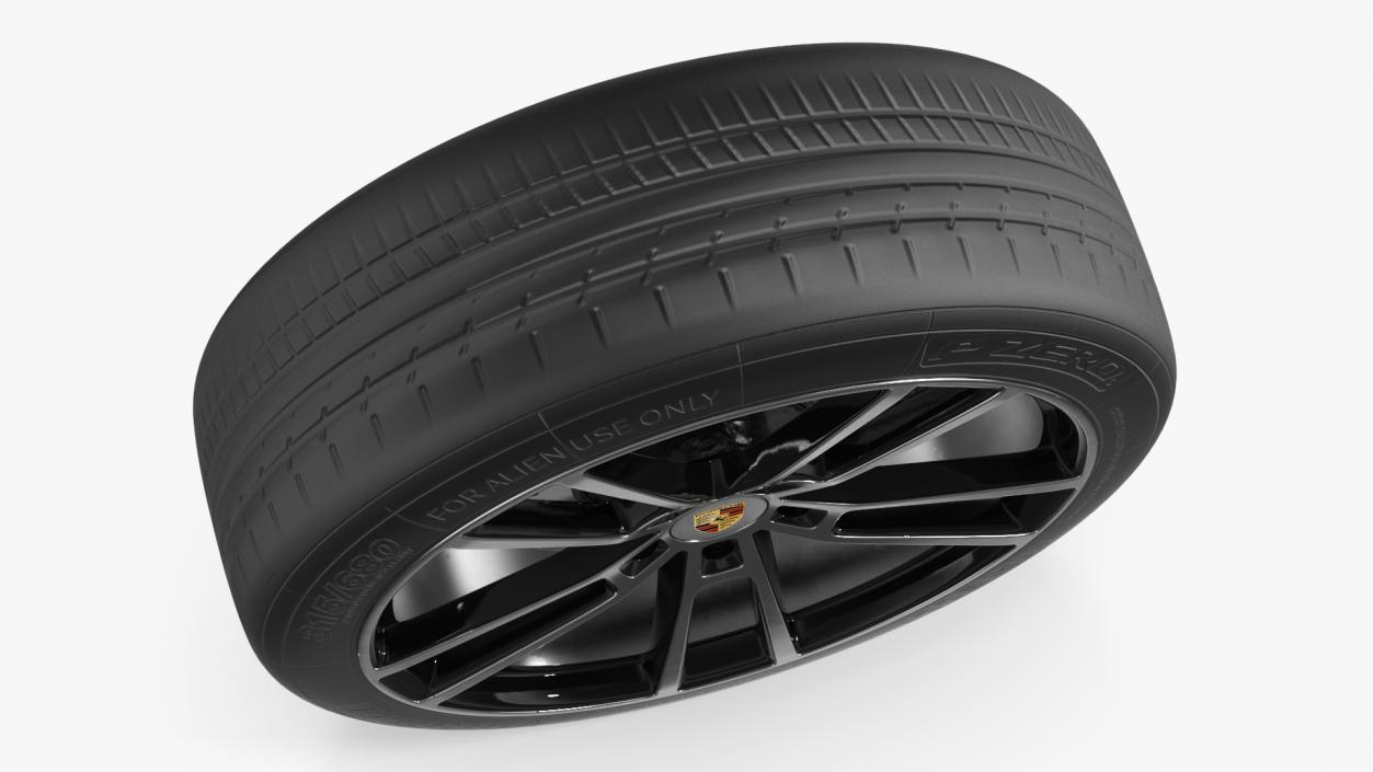 3D Porsche Cayenne Wheel 2 model