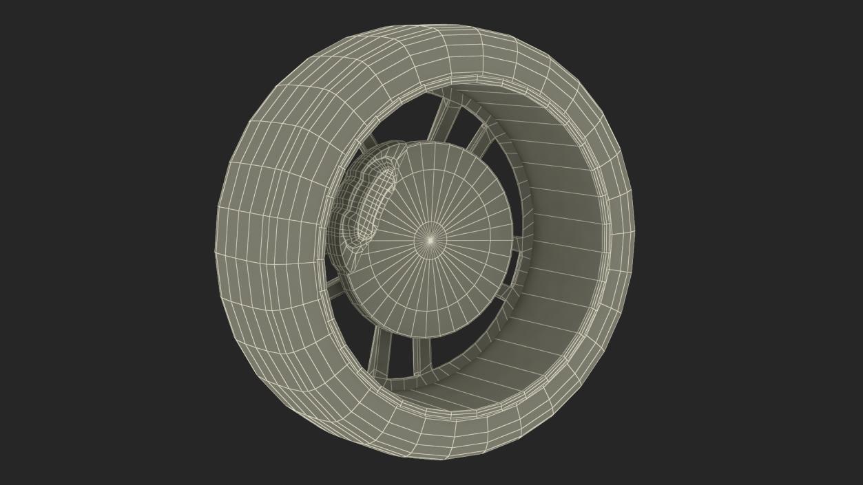 3D Porsche Cayenne Wheel 2 model