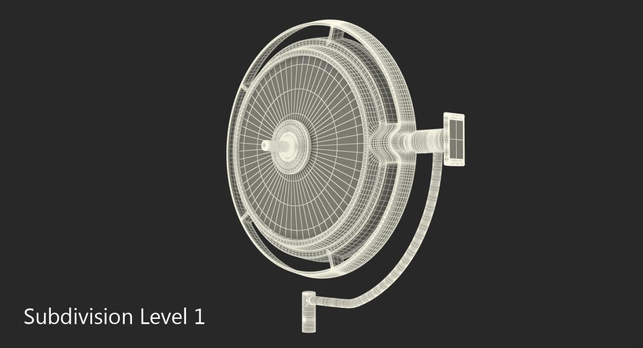 3D LED Surgical Light model