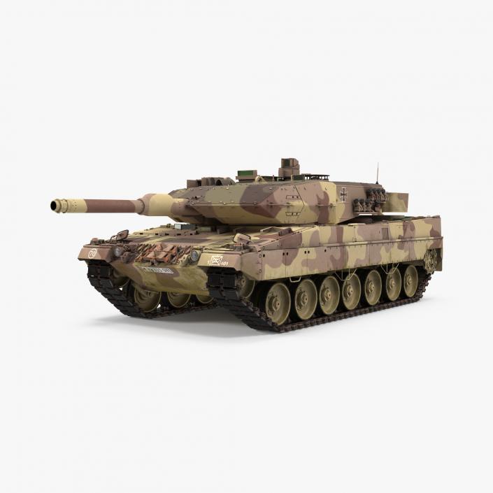 German Battle Tank Leopard 2A5 Desert 3D