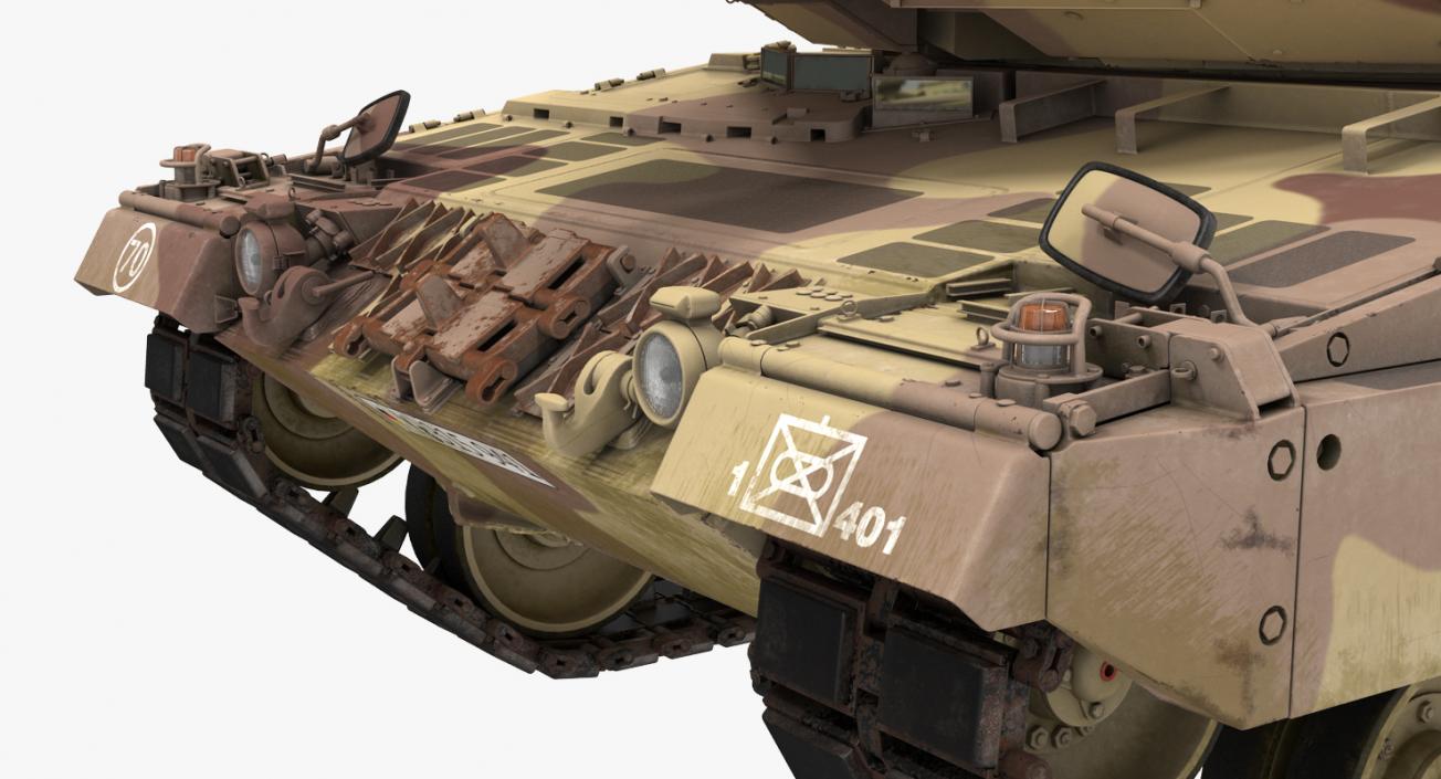 German Battle Tank Leopard 2A5 Desert 3D