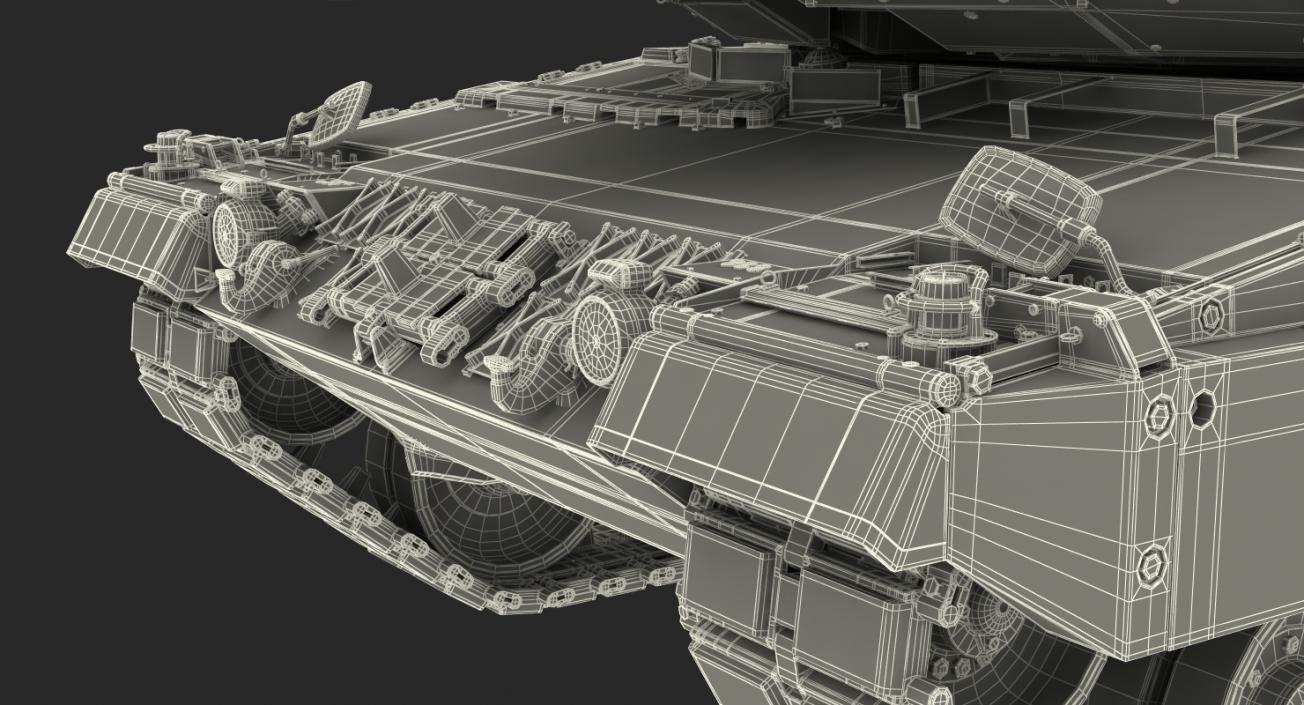 German Battle Tank Leopard 2A5 Desert 3D