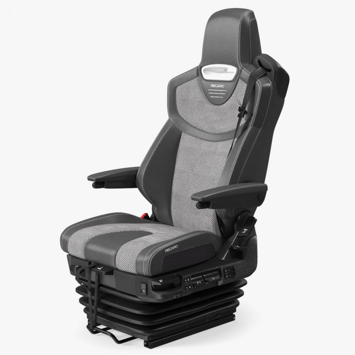 Premium Truck Driver Seat Recaro C 7000 3D model