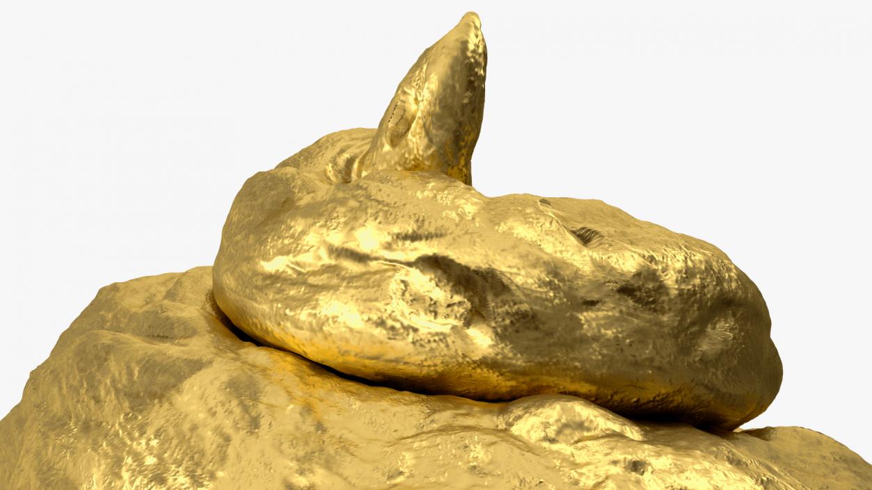 Pile Of Crap Golden 3D model