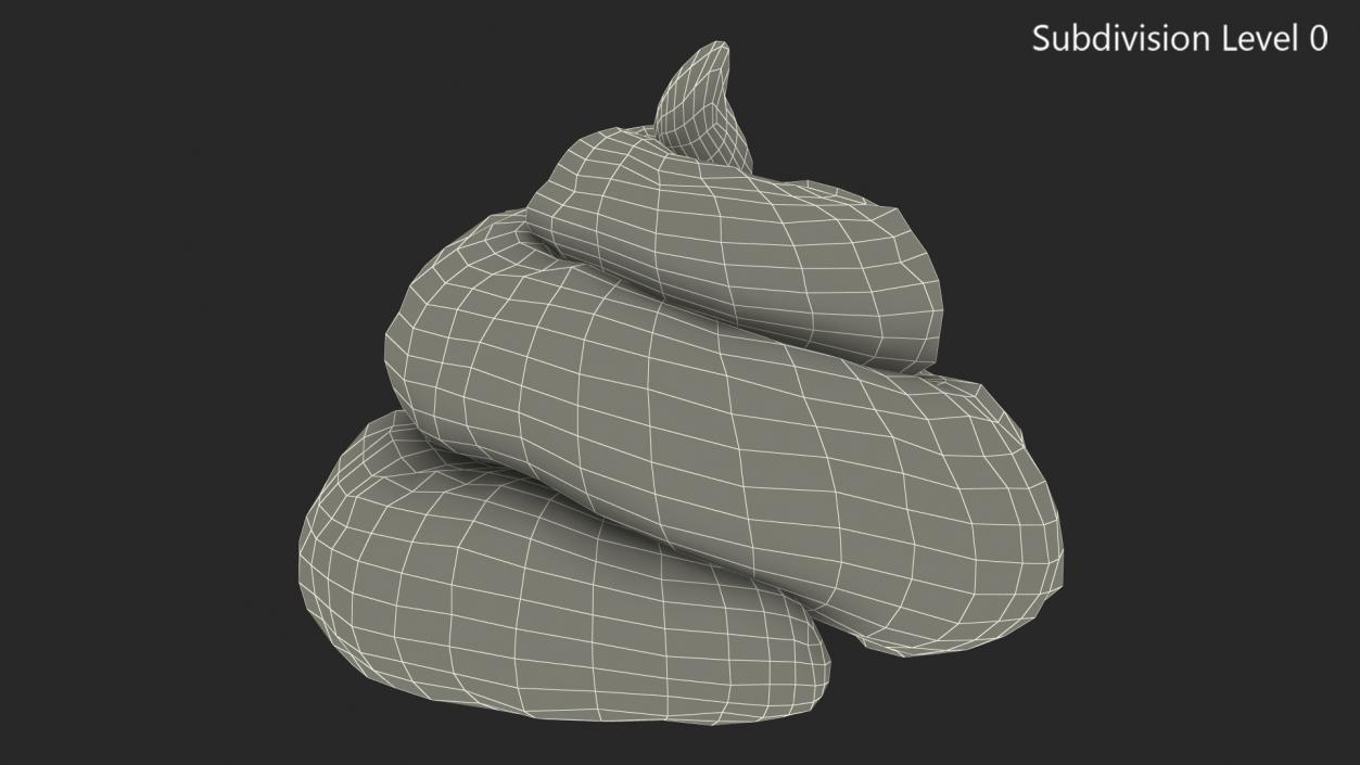 Pile Of Crap Golden 3D model