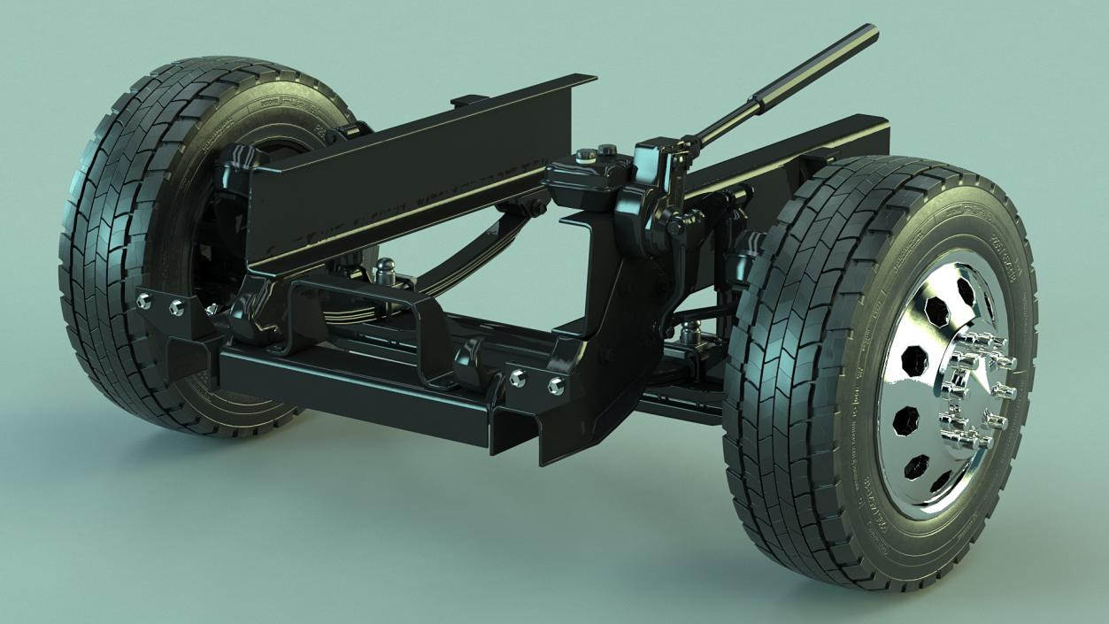 3D Truck Chassis Collection 3