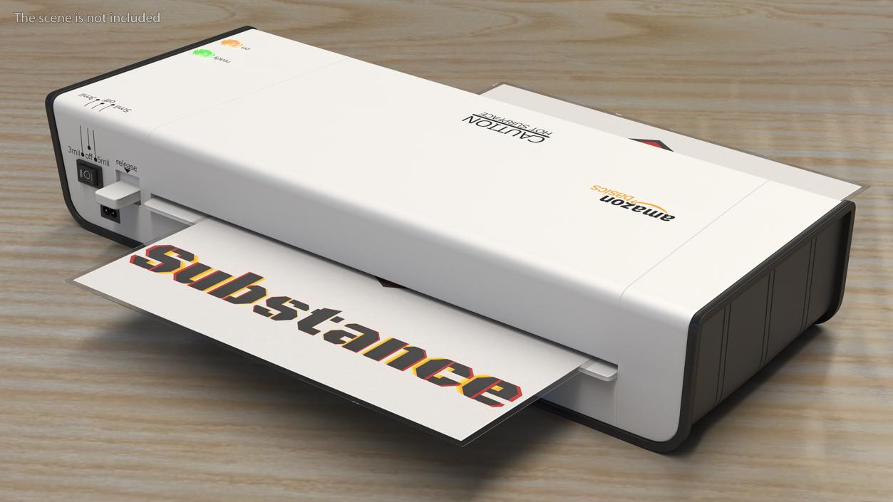 3D Amazon Basics Laminator model