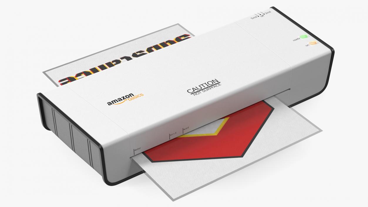 3D Amazon Basics Laminator model