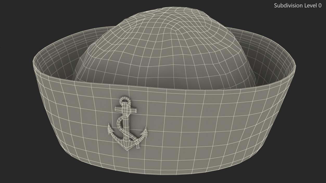 3D model Navy Sailor Hat