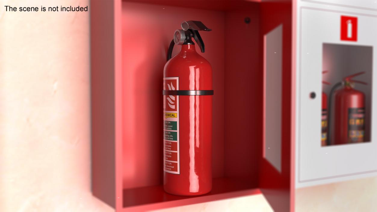 3D Chemical Fire Extinguisher