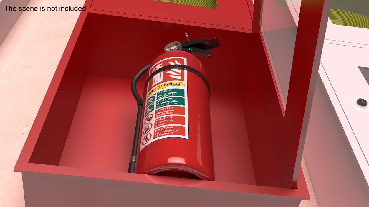 3D Chemical Fire Extinguisher