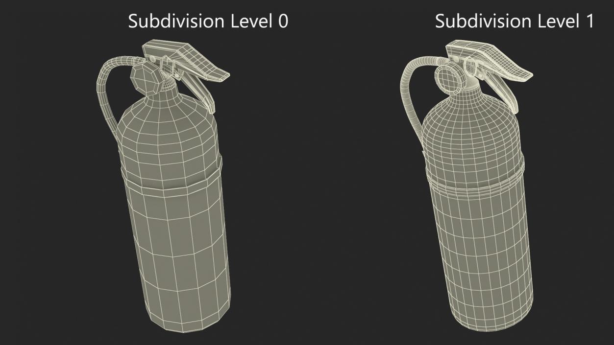 3D Chemical Fire Extinguisher