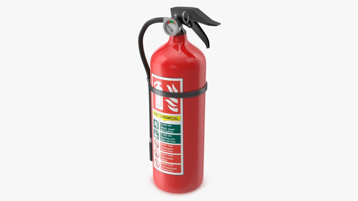 3D Chemical Fire Extinguisher