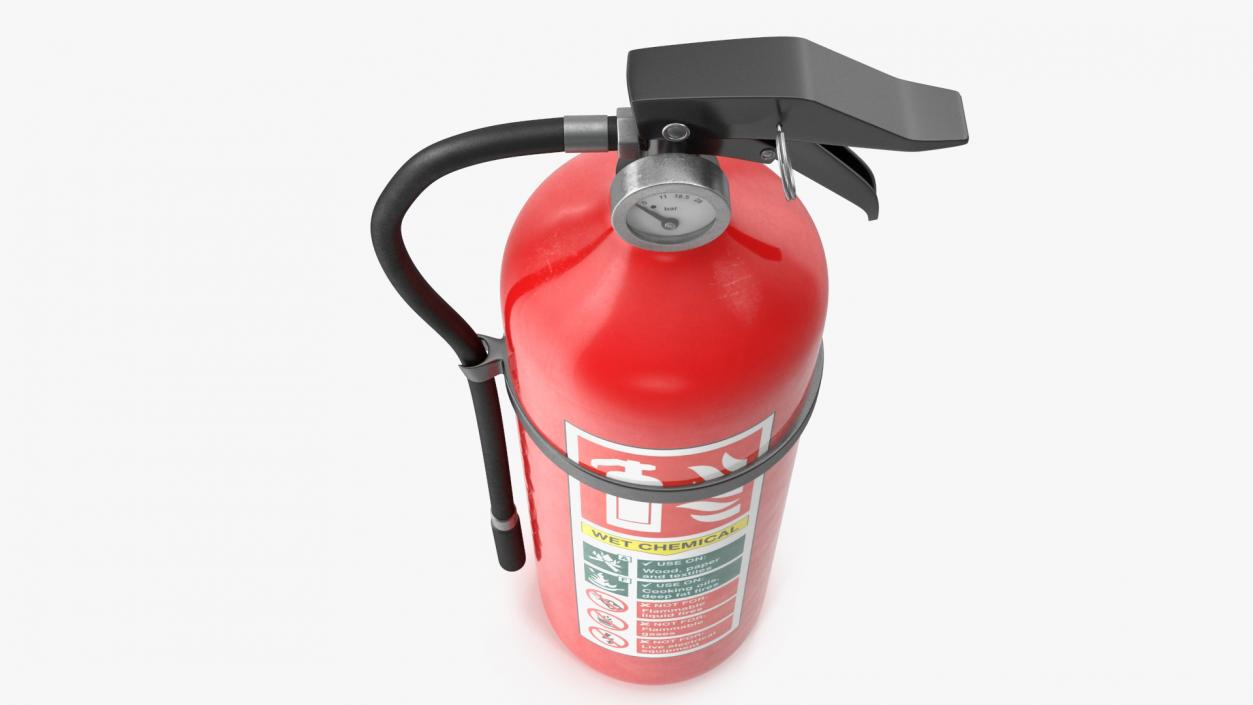 3D Chemical Fire Extinguisher