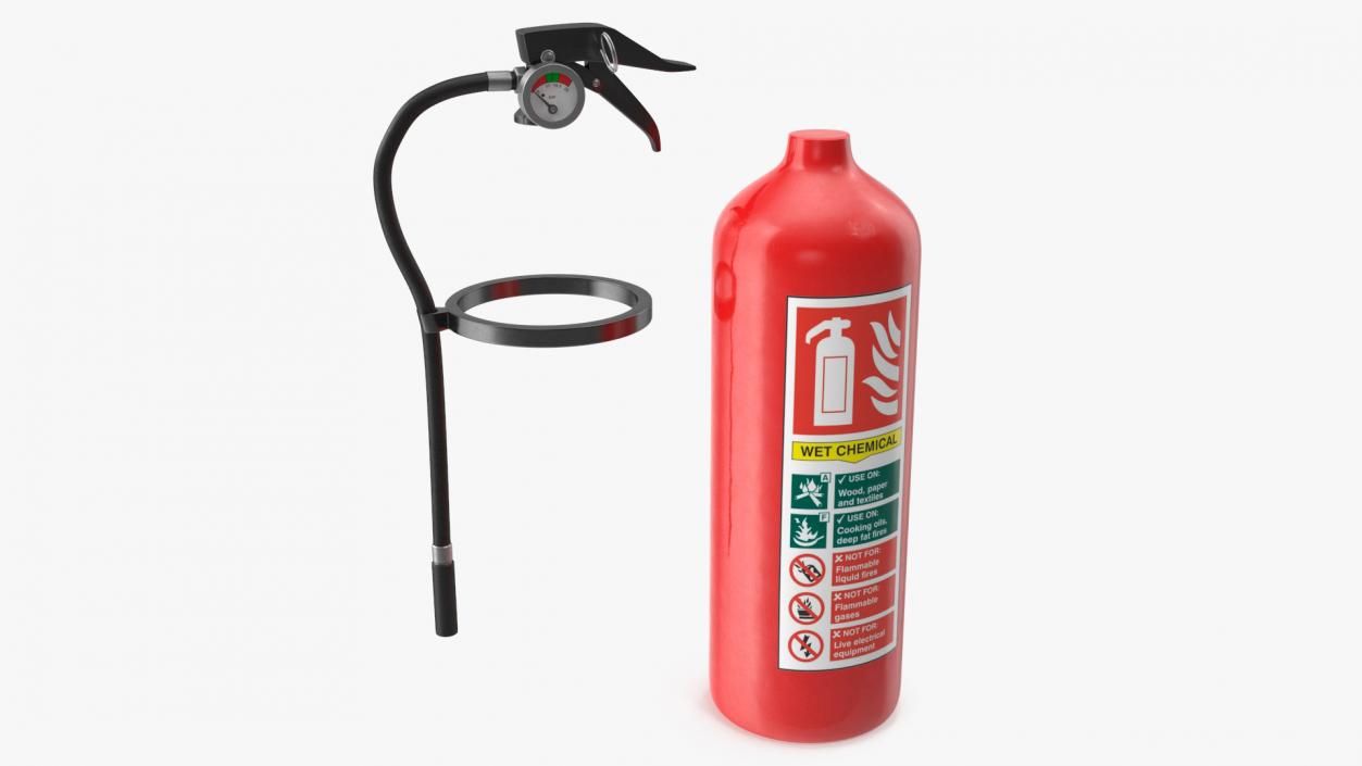 3D Chemical Fire Extinguisher