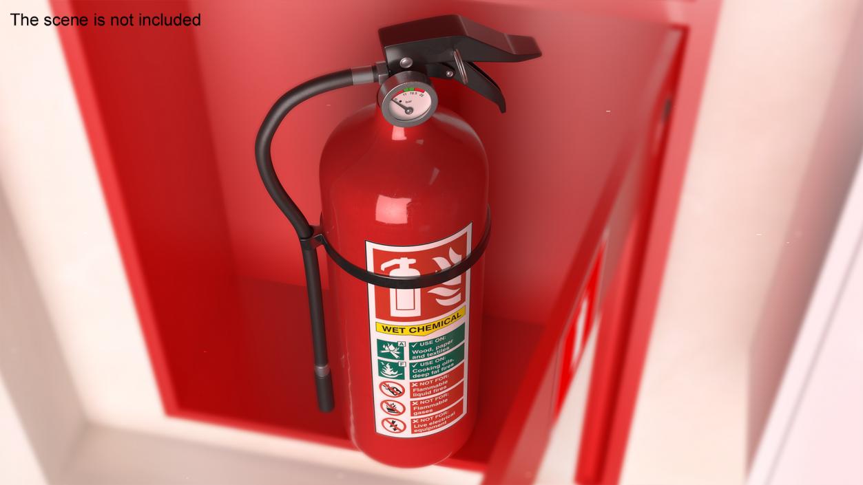 3D Chemical Fire Extinguisher