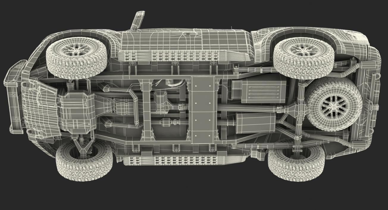 3D Ford F-150 Raptor Police Interceptor Unit Rigged model