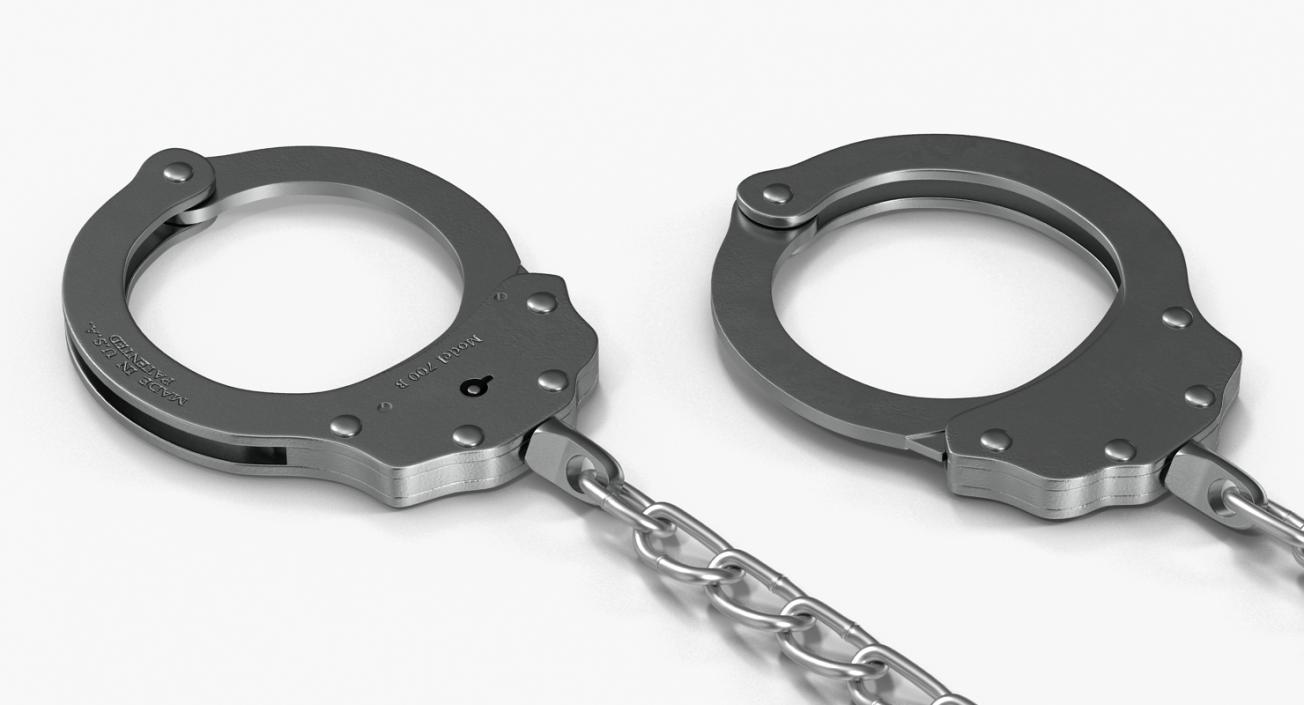 3D model Chain Link Handcuffs