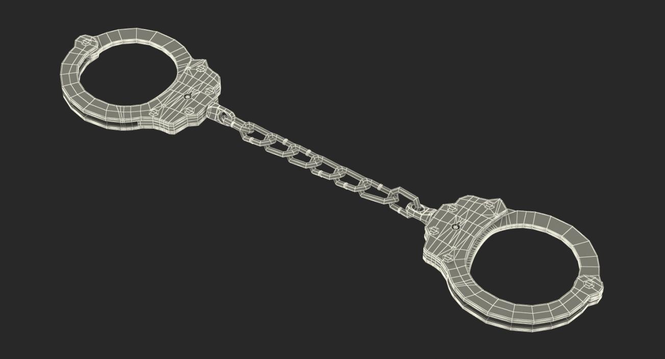 3D model Chain Link Handcuffs