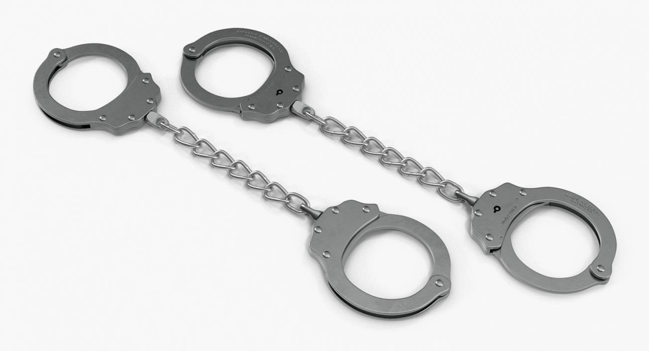 3D model Chain Link Handcuffs