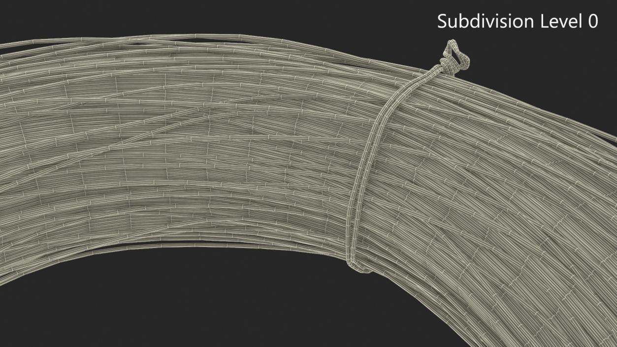 Aluminium Wire Coil 3D model