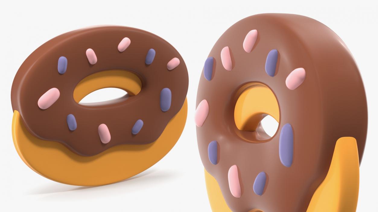 Doughnut Emoji 3D model