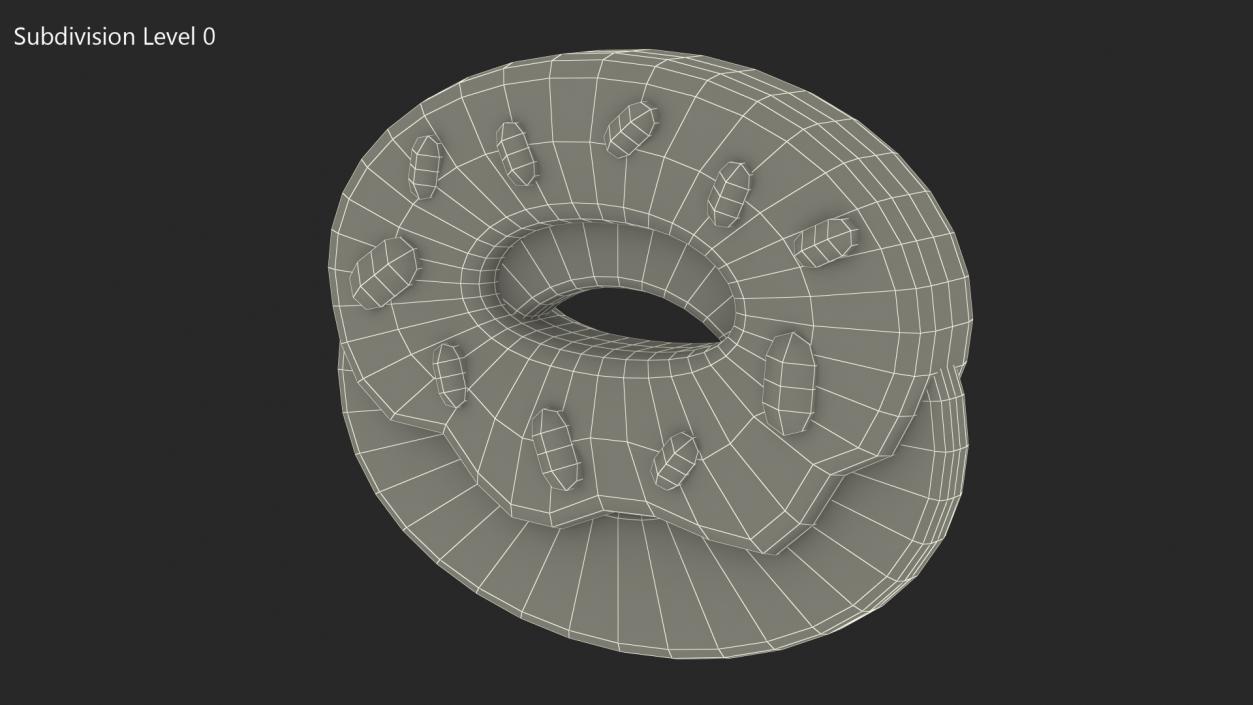 Doughnut Emoji 3D model