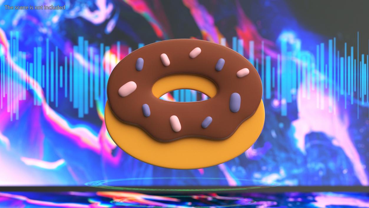 Doughnut Emoji 3D model