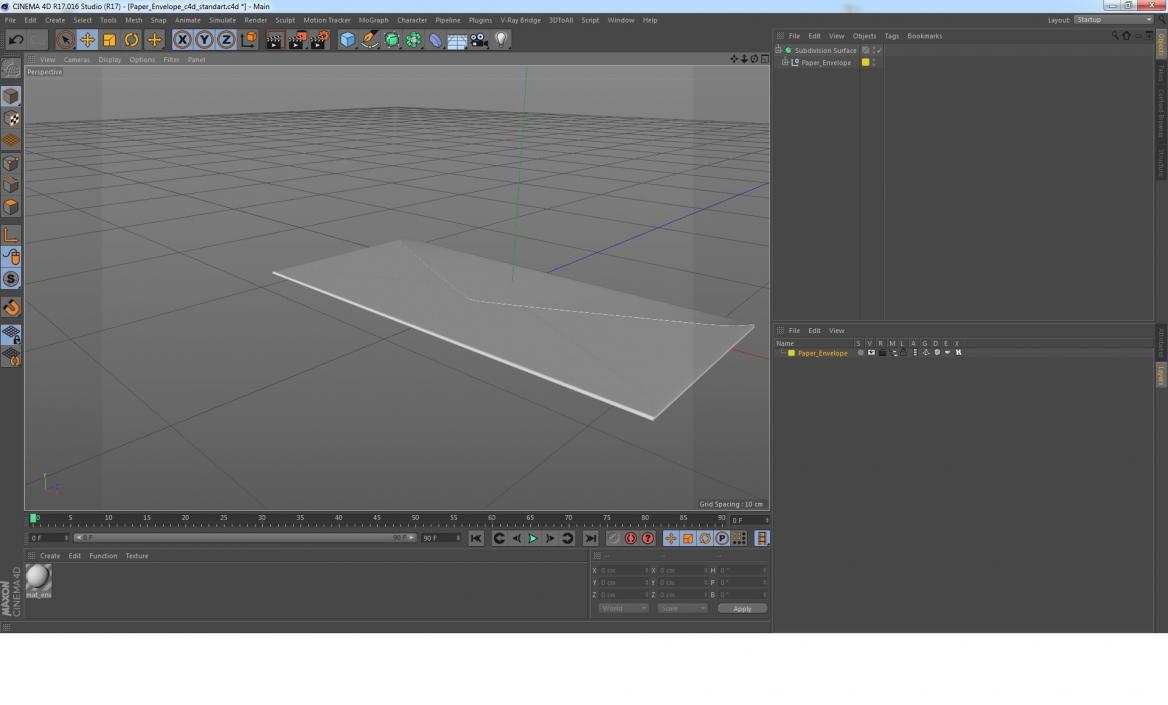 Paper Envelope 3D model