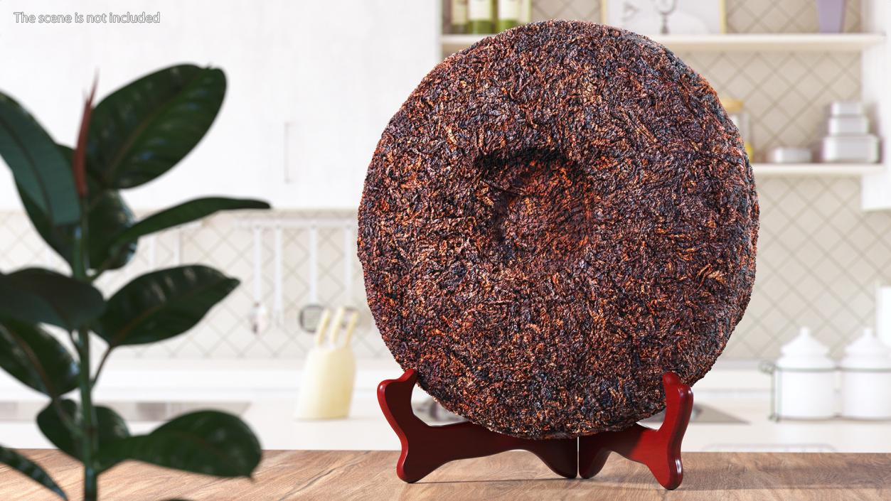 3D model Ripe Premium Puer Tea on Stand