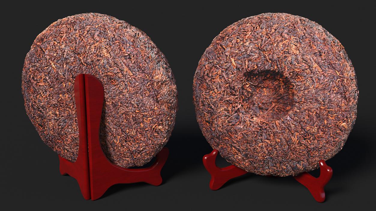 3D model Ripe Premium Puer Tea on Stand