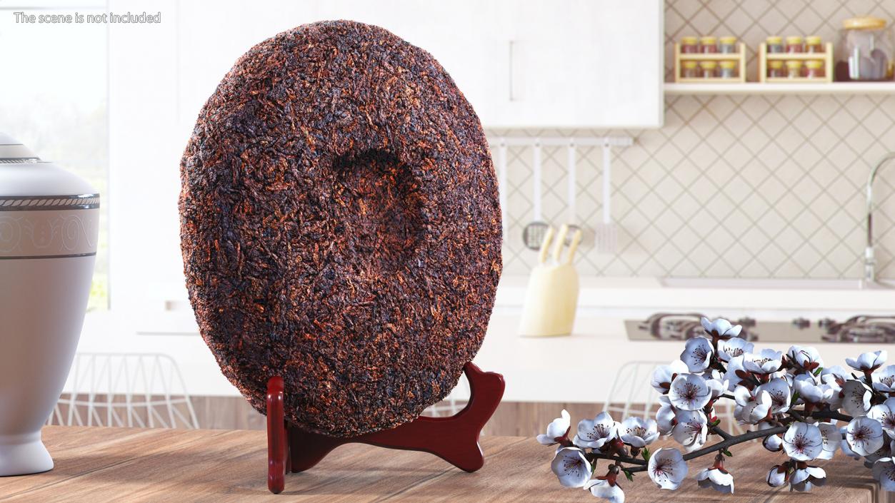 3D model Ripe Premium Puer Tea on Stand