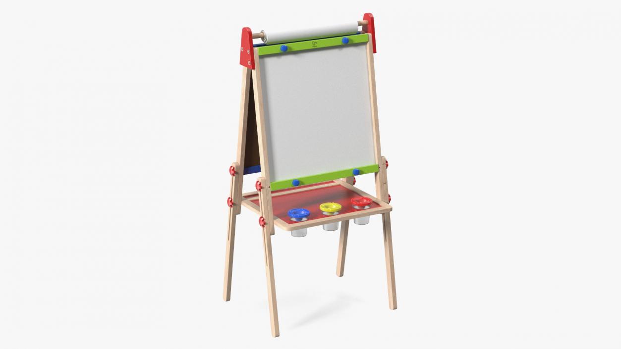 3D Kids Easel with Paper Roll