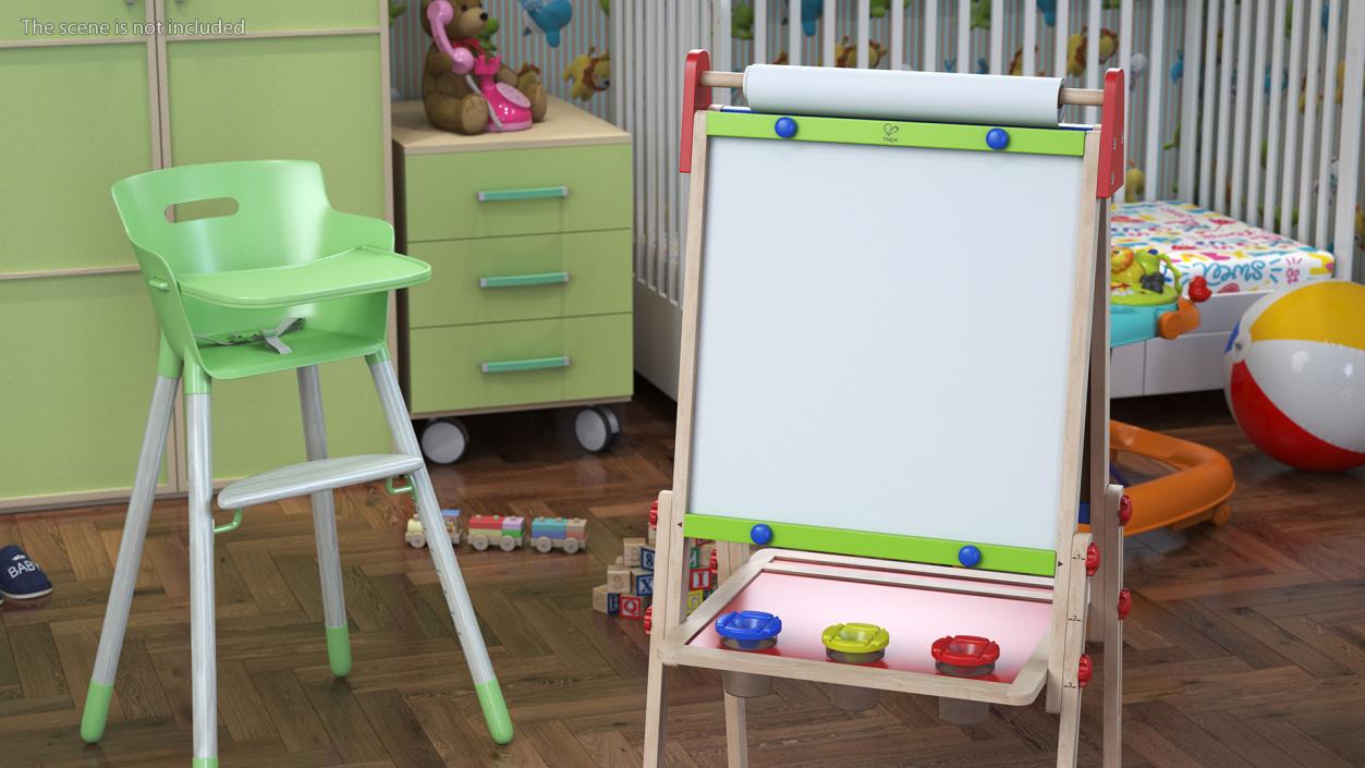 3D Kids Easel with Paper Roll