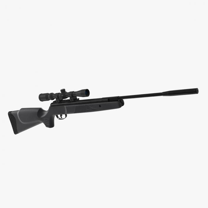 3D Break Barrel Air Rifle with Scope model