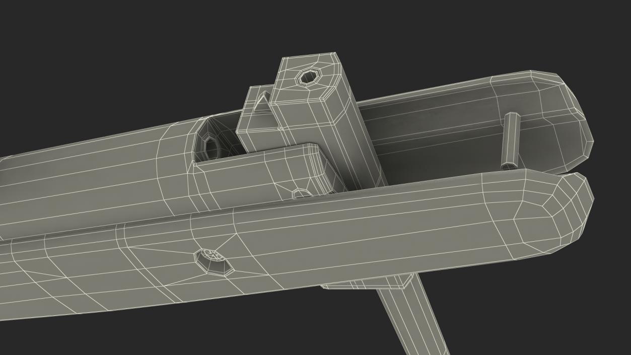 3D Break Barrel Air Rifle with Scope model