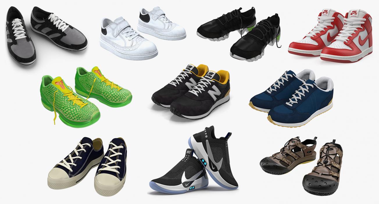 3D Sneakers 3D Models Collection 6