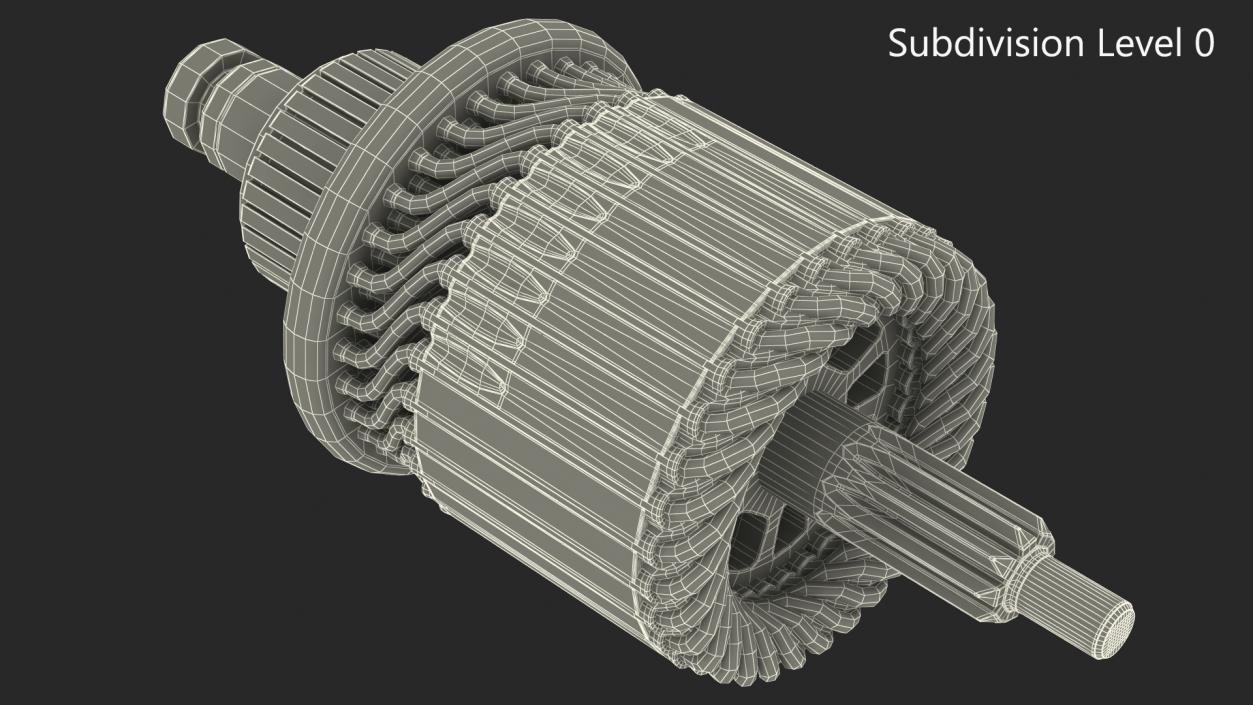 3D Starter Rotor model