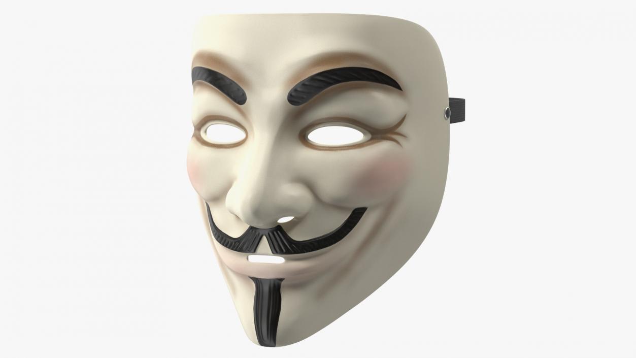 3D model Guy Fawkes Mask