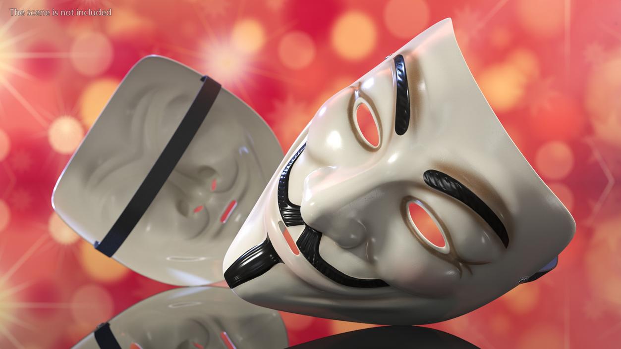 3D model Guy Fawkes Mask