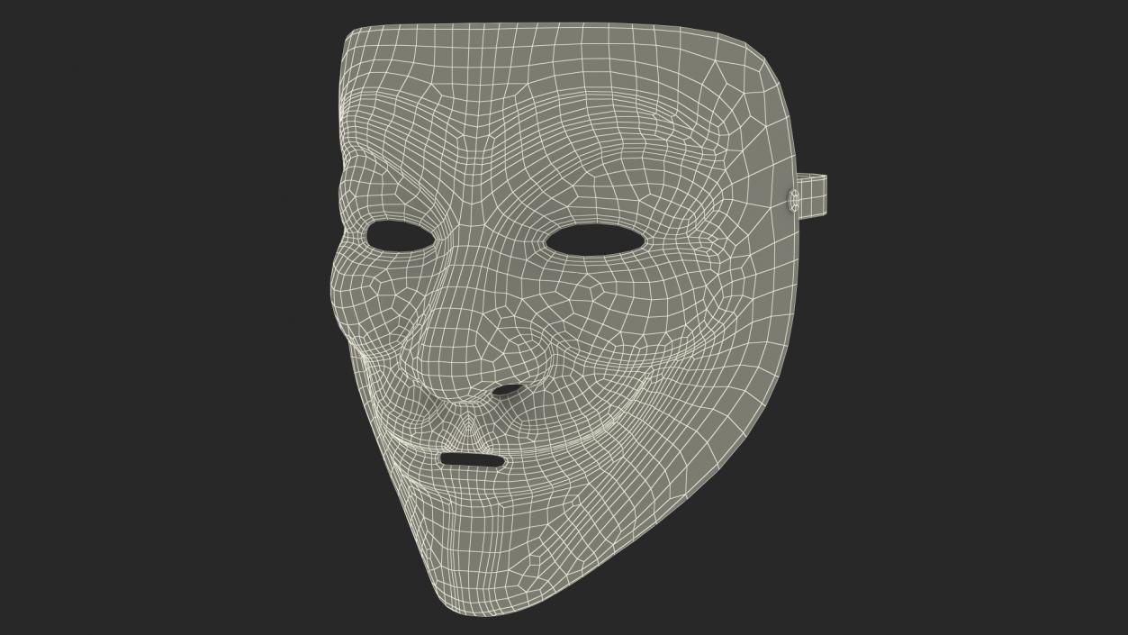 3D model Guy Fawkes Mask